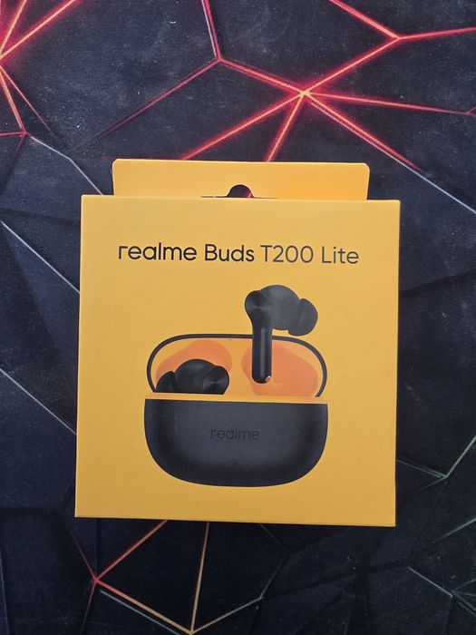 Słuchawki bezprzewodowe Realme Buds T200 NOWE czarne