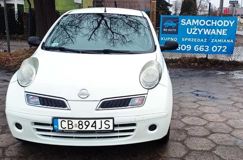 Micra 2009 1.2 ben 134 tys przebiegu bez rdzy rozrząd łańcuch sprawna