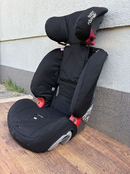 Britax Evolva 123 w Pasy Samochodowe CZARNY Fotelik Dla Dziecka