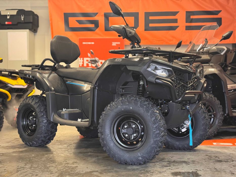 Quad CfMoto 520L Black, 4x4, Led, Long, Black Edition, Wciągarka 495cc