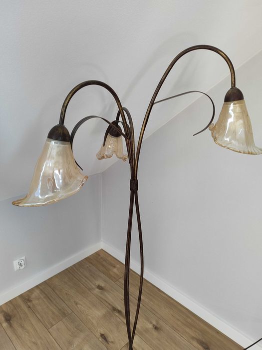 Lampa ozdobna pokojowa podłogowa stojąca
