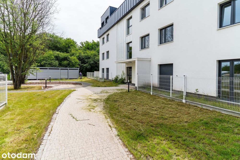 Dwupak inwestycyjny – 2 kawalerki z ogrodami | 47,87 m² | Garaż | Nowe