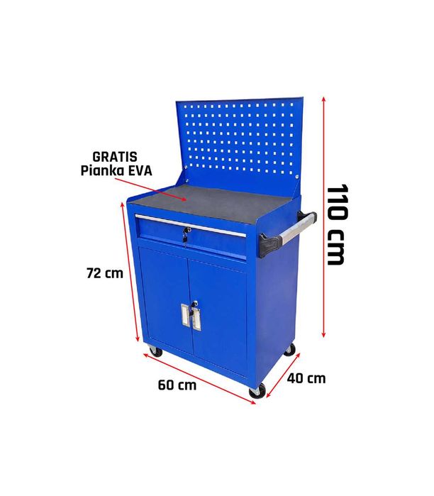 Wózek Warsztatowy Szafka Narzędziowa METCOR SP-002