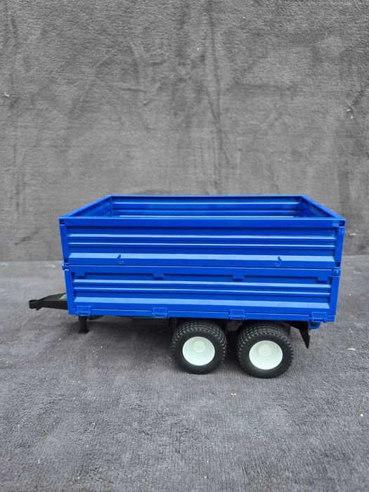 Bruder przyczepa dwuosiowa niebieska limited