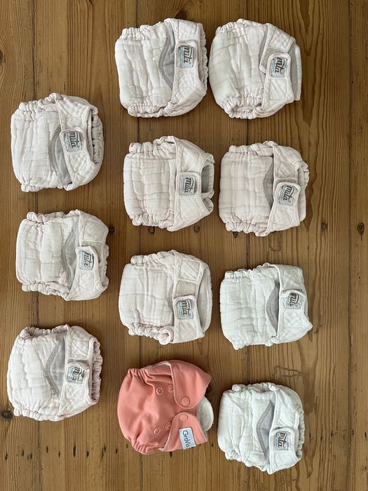 Fraldas reutilizáveis RN - MITA, Litle Lamb, Grovia, Bababoo e Popus
