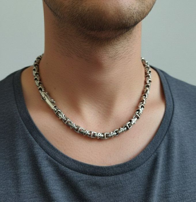 Срібний ланцюжок 75г серебряная цепочка серебро 925  срібна мужская