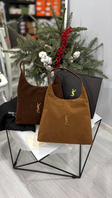 Сумка YSL Yves Saint Laurent замшева