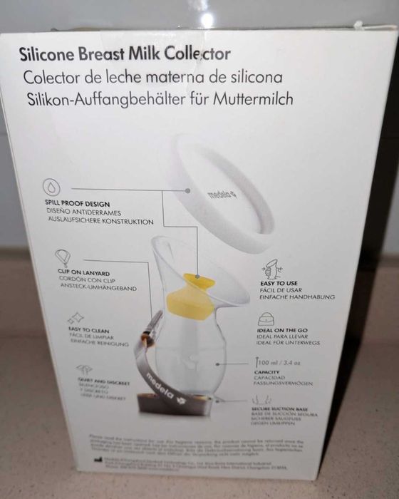 Coletor de Leite Materno em Silicone Medela – Como Novo