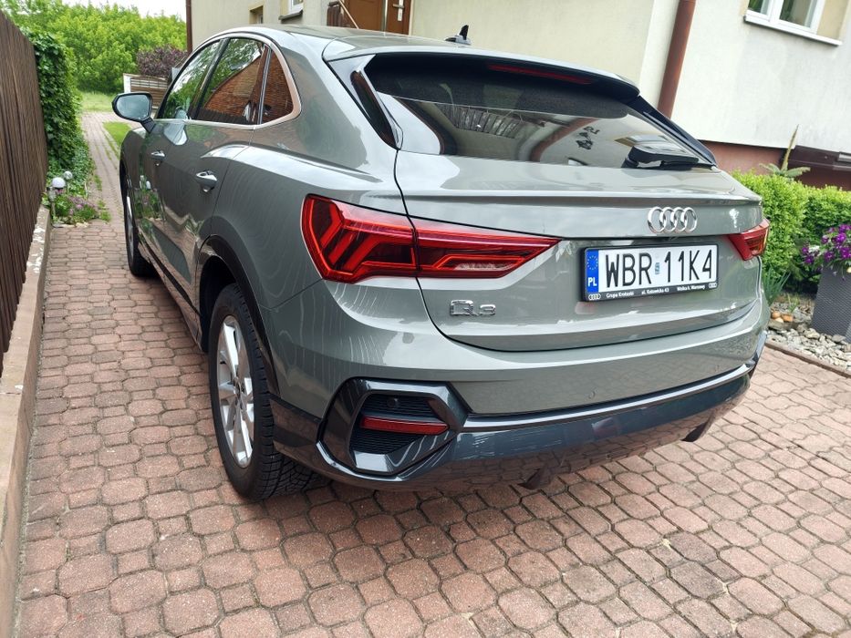 Audi q3 sportback, top led, kamery 360, manual, 1.5