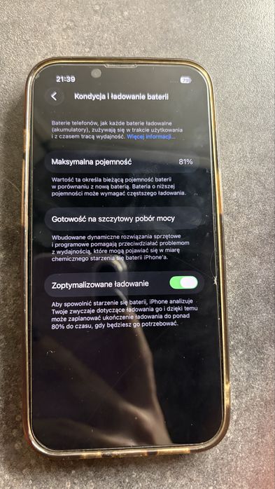 iPhone 13 128GB Midnight + Kabel Lighting