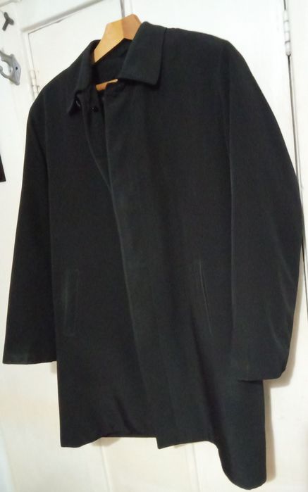 Мужское плащ-пальто на натуральной меховой подстежке, р.54, Panda