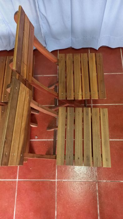 Conjunto de 4 Cadeiras Dobráveis em Madeira de Alta Qualidade – ScanCom