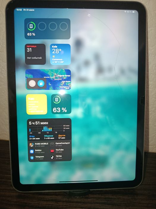Срочно Планшет iPad 10 64 GB 100% акум 28 циклів! ІДЕАЛ Айпад 10 64 гб