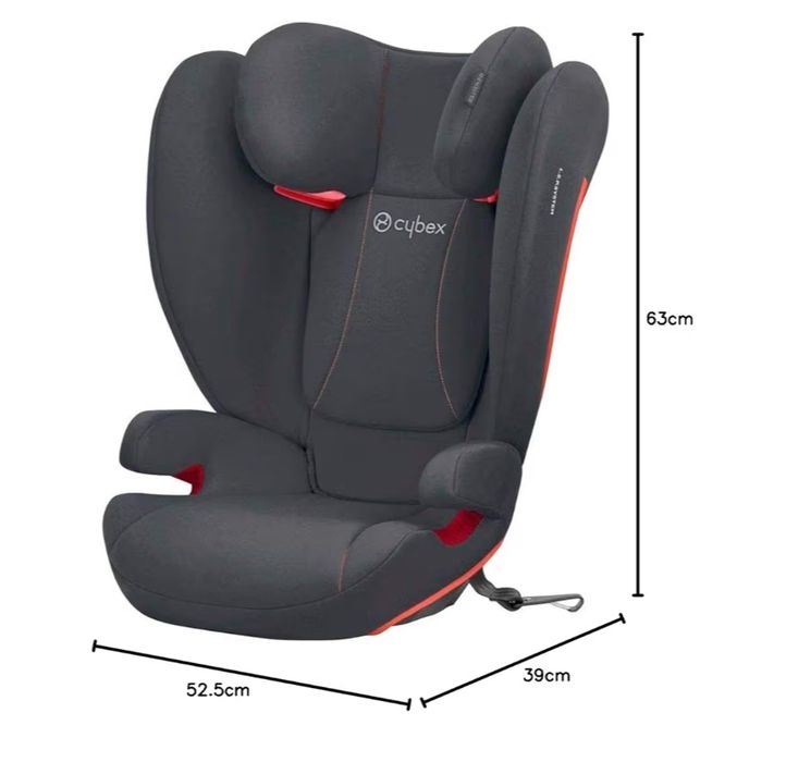 Cadeira Auto Cybex Solution B-Fix (Grupo 2/3) - Silver - marca recomendada pela DECO PROTESTE