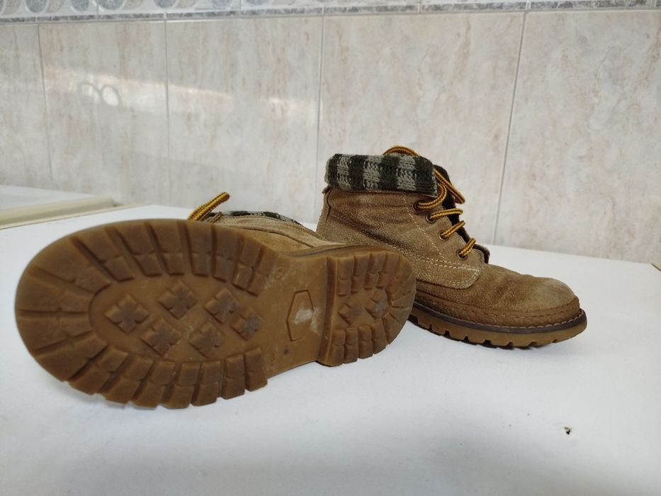 Botas criança pele