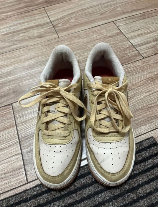 air force 1, beżowo-brązowe