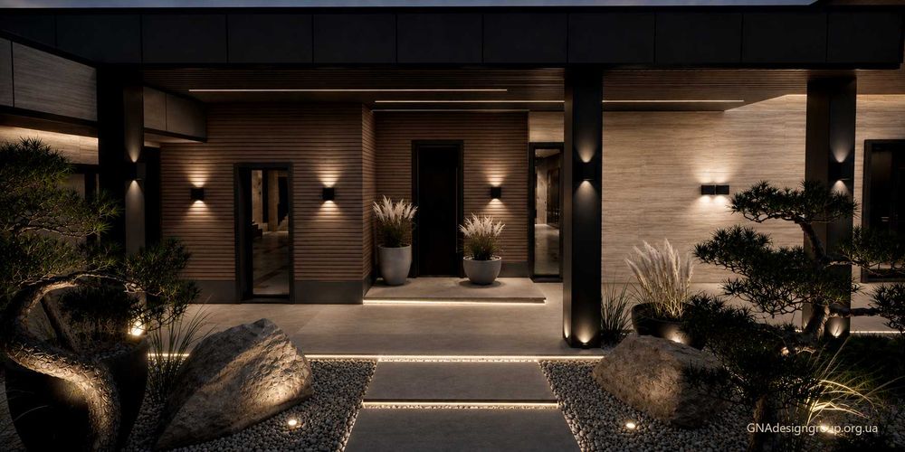 Візуалізація фасаду, дизайн фасаду, візуалізація будинку, архітектура