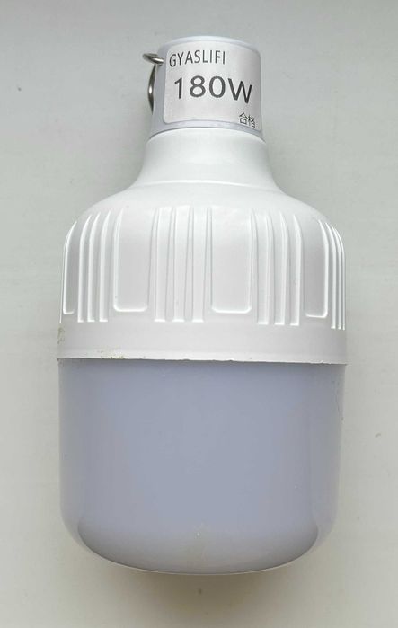 Led лампа на аккумуляторе с крючком 180w