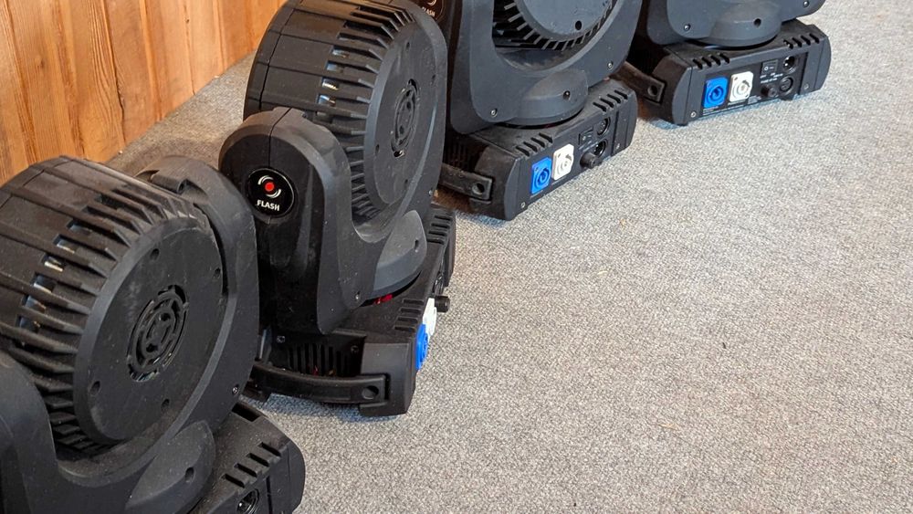 4x Flash LED głowica ruchoma led 7x15W RGBW 4w1 osram