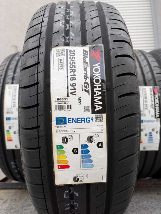 4szt letnie 205/55R16 Yokohama BluEarth 91V B,A,71db prod. 2025r gwar