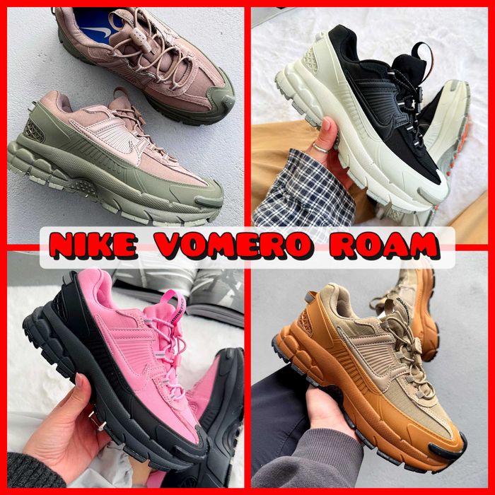 ‼️СТИЛЬНІ Кросівки Nike Zoom Vomero Roam у 7 кольорах | Розміри 36-45