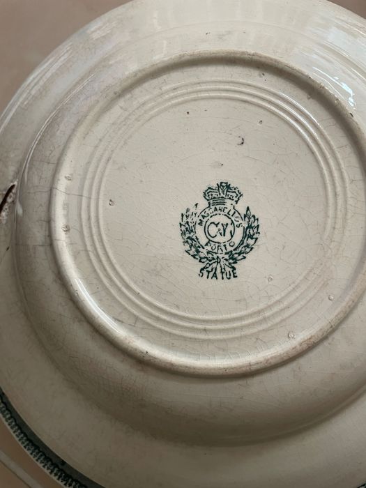 Pratos de sopa antigos cavalinho