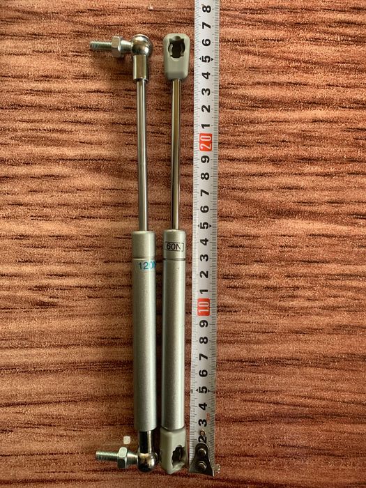 Газові амортизатори для меблів 60N та 120N