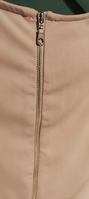 Sukienka elegancka, beżowa S/M