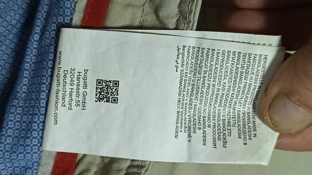 Męskie krótkie spodnie BUGATTI r.XL(54) stan idealny