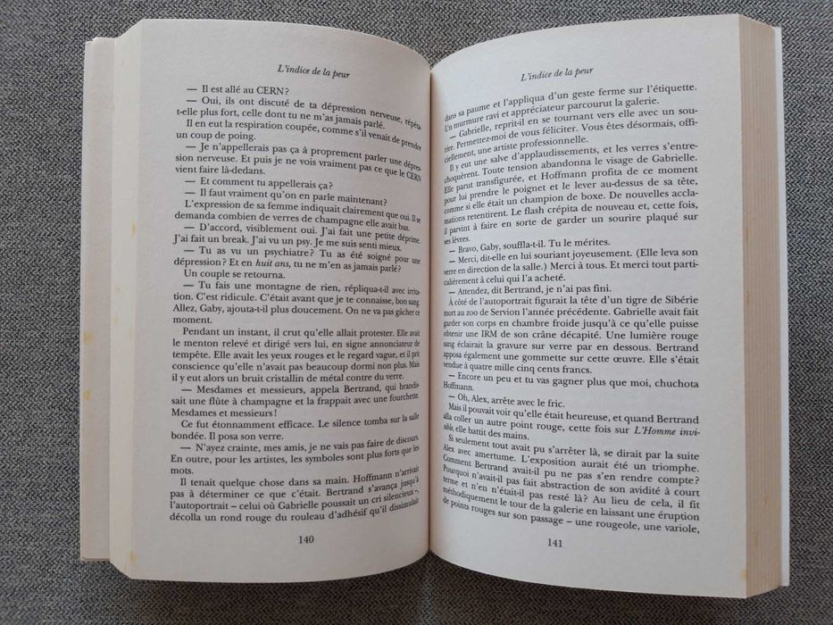 Livro "L'indice de la peur" de Robert Harris