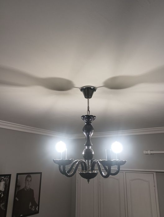 Black ceiling lamp with five arms426133677147443202