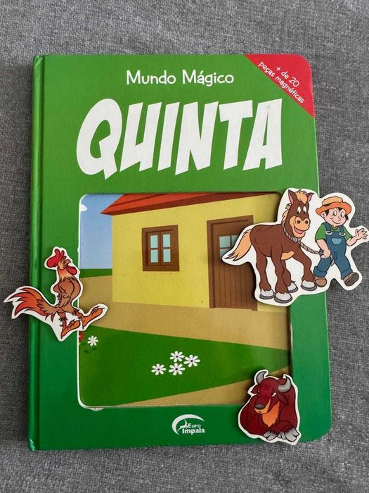 Livro - Quinta Mundo Mágico - Peças magnéticas