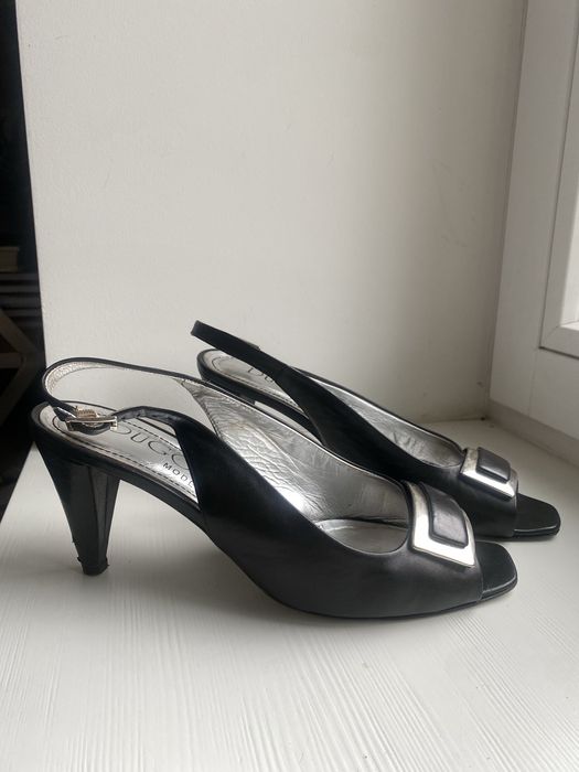 Czarne obcasy 37,5