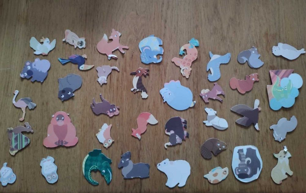 pluszaki, biedronka, Dąb, Jeż, Chmurka + GRATIS zestaw magnesów