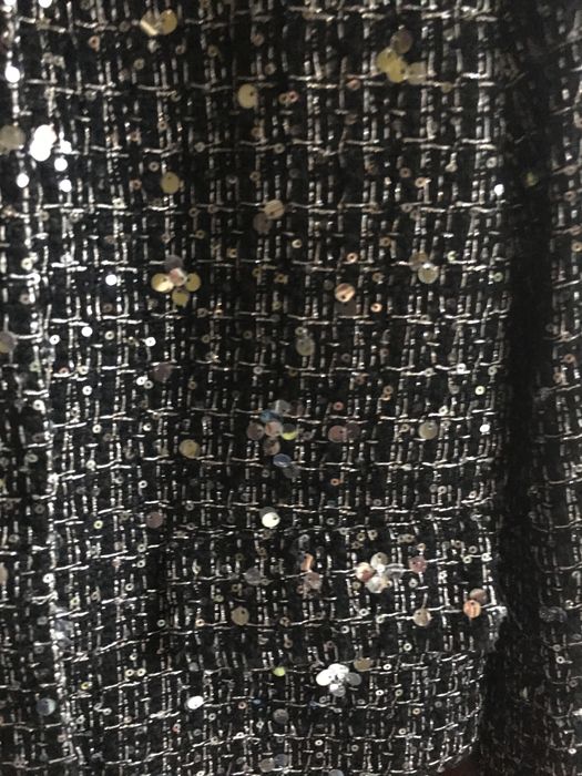 ZARA  Elegancka marynarka tweedowa z cekinami