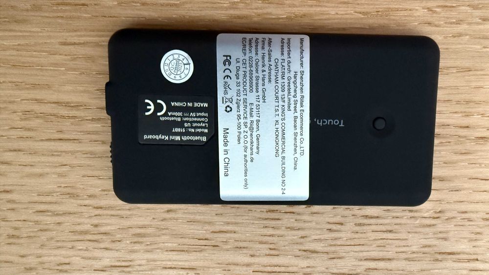 Mini teclado Rii 518BT - Estado NOVO