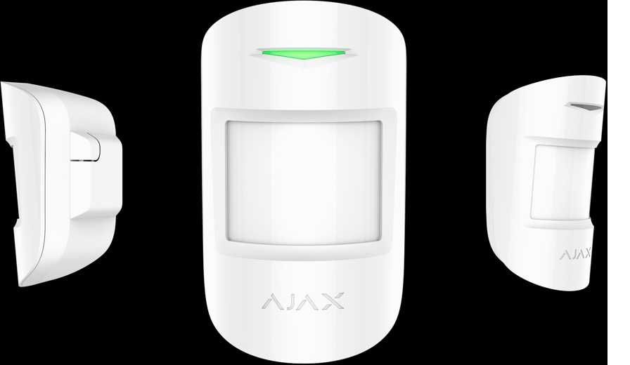 Ajax MotionProtect Plus Беспроводной датчик движения с микроволнами