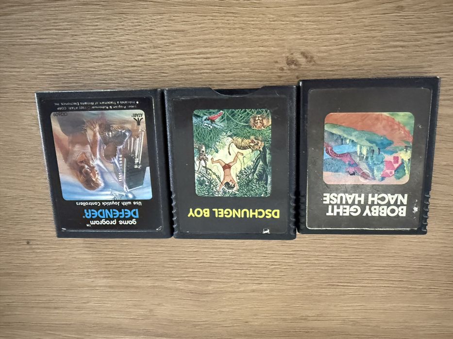 3 gry na Atari 2600