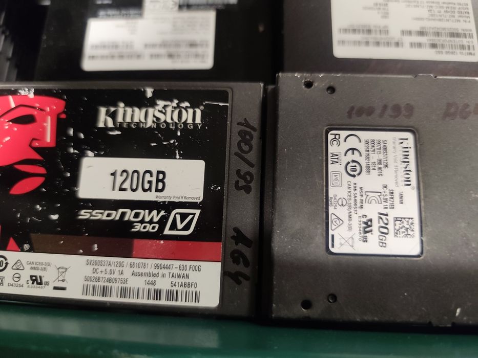 SSD-диски Kingston 120Gb 128GB 2,5" SATA3 90-99% здоров"я !