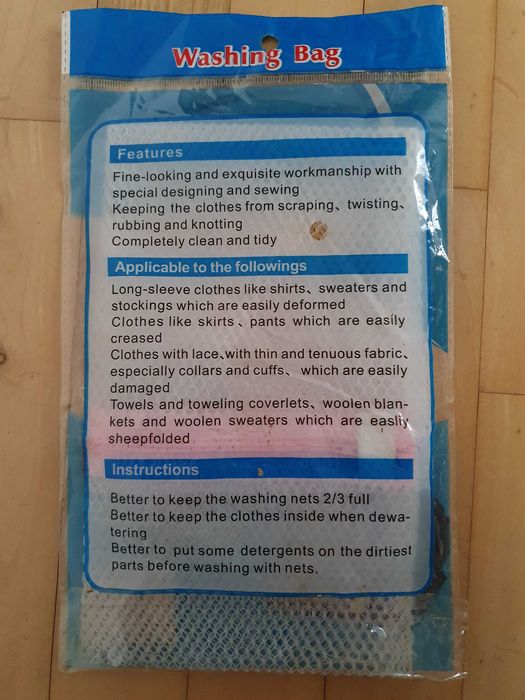 Torba na pranie do pralki