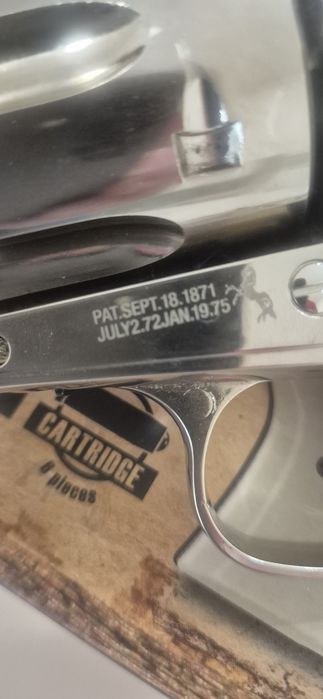 Para despachar vendo revólver Colt Single Action Army CO2 Pressão de Ar