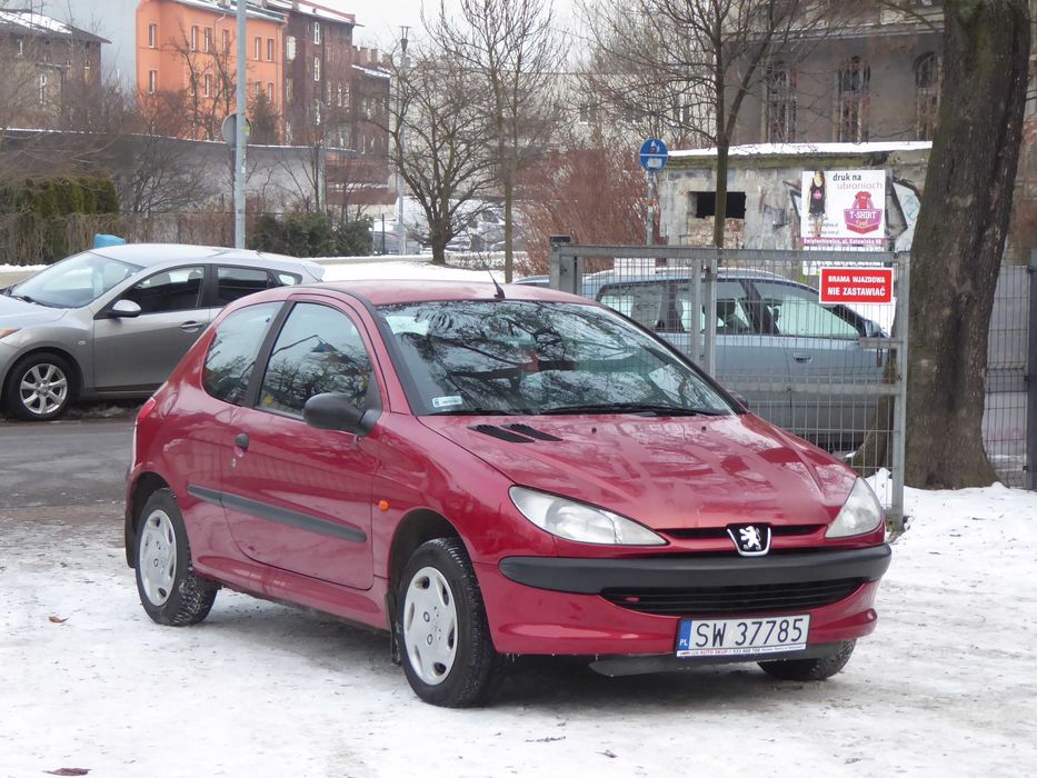 Peugeot 206 1.1 Benzyna, Mały Przebieg 98 tyśkm. Bez Korozji, Krajowy