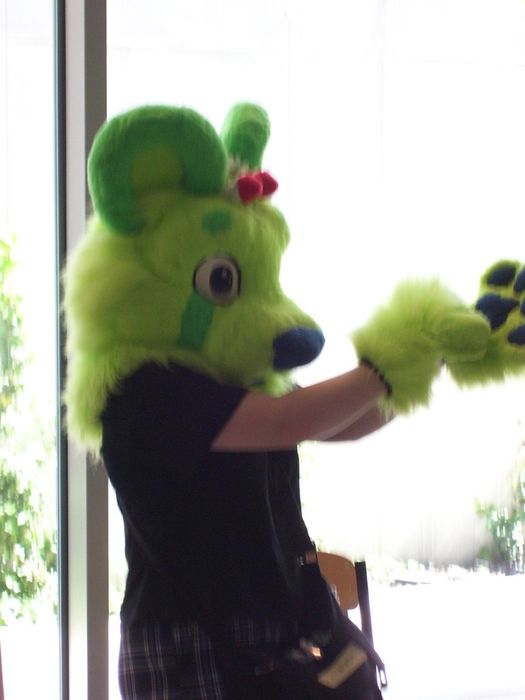 Mini partial fursuit
