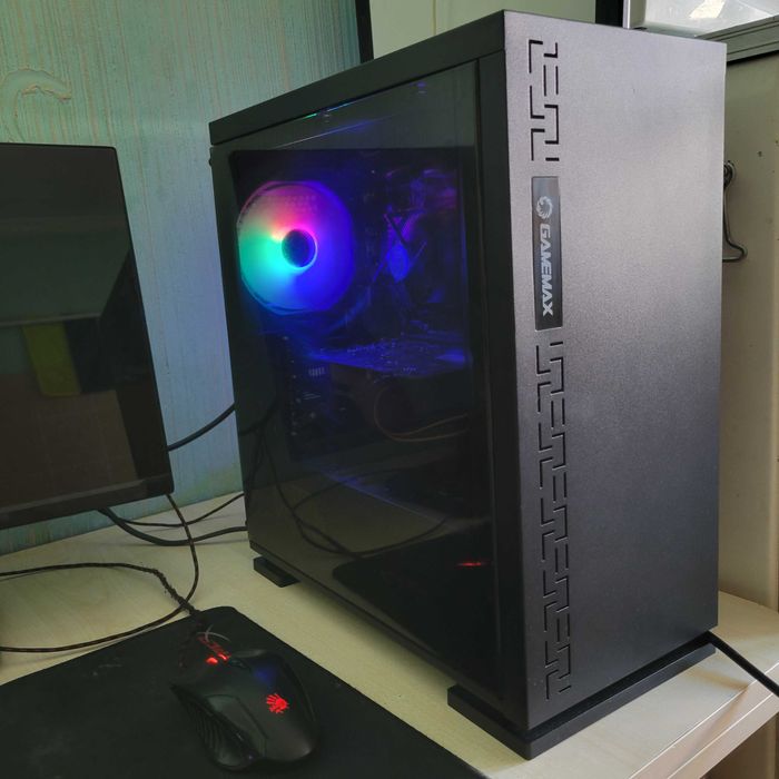 i7  Игровой пк видео 1050ti 4gb озу 16  hdd   системный блок монитор