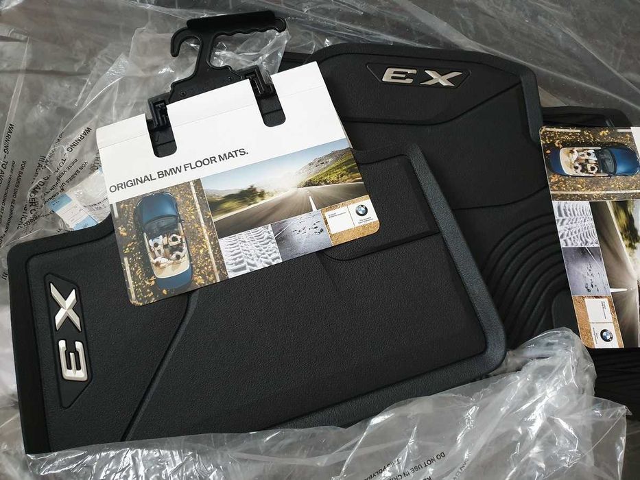 Оригінальні коврики X3 X1 G01 G45 G02 F48 U11 авто резинові