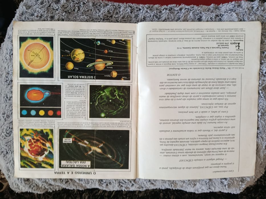 Caderneta de cromos CIÊNCIAS  (Completa)