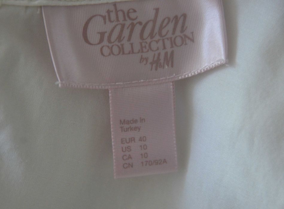 Biała letnia sukienka H&M rozm.40