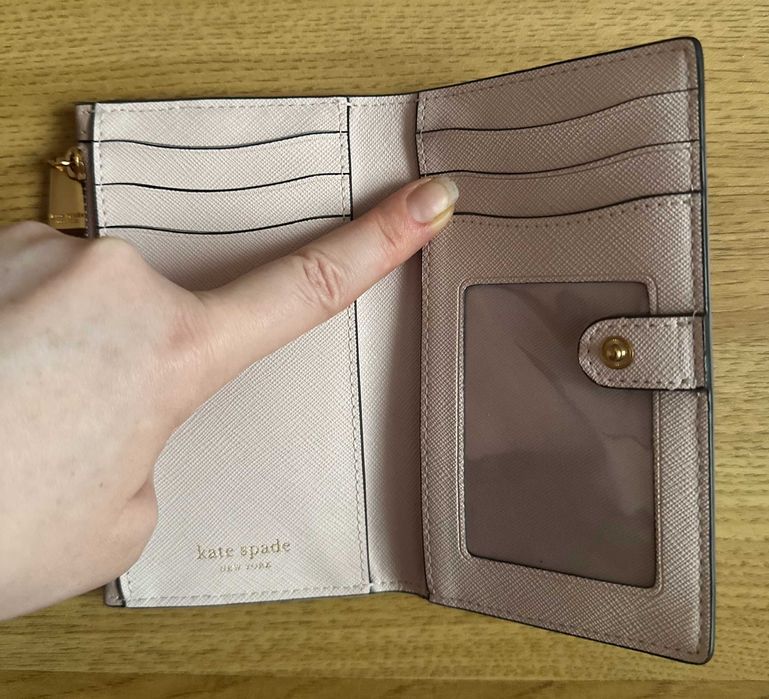 Кожаный картхолдер, кошелёк Kate Spade - оригинал, новый