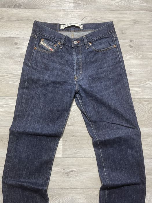 Diesel прямі коттонові джинси