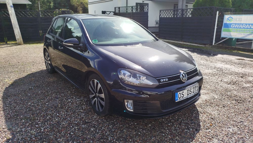 Vw Golf GTD 2.0 TDI 170 KM. Od pierwszego właściciela. Wyposażony, Bardzo Zadbany.